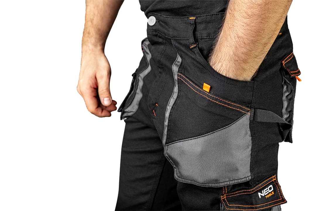 Delovne hlače HD Slim, s pasom, velikost XL 6