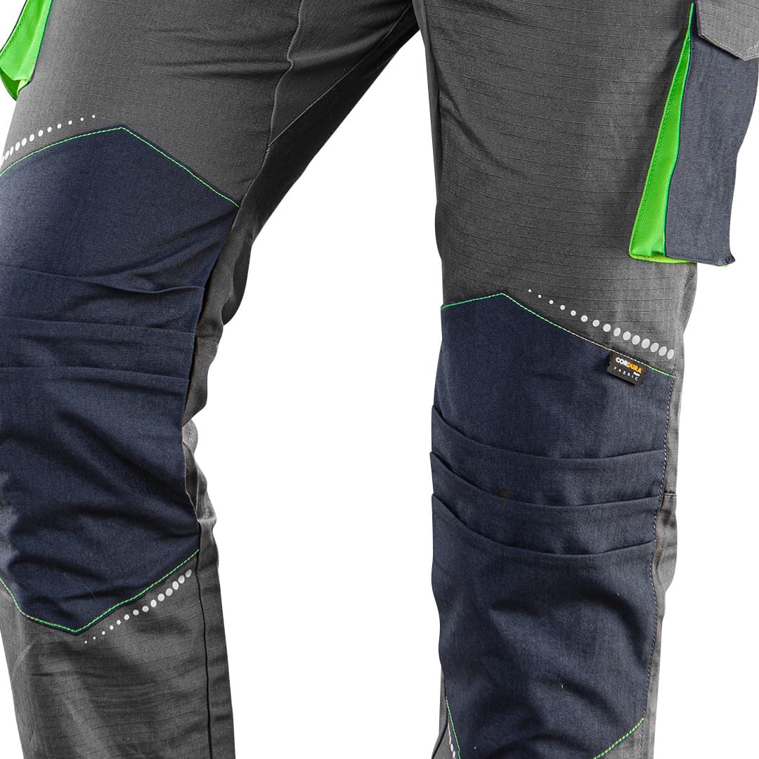 NEO TOOLS delovne hlače z naramnicami PREMIUM L, ripstop 7