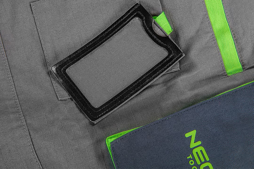 NEO TOOLS delovne hlače z naramnicami PREMIUM S, ripstop 3