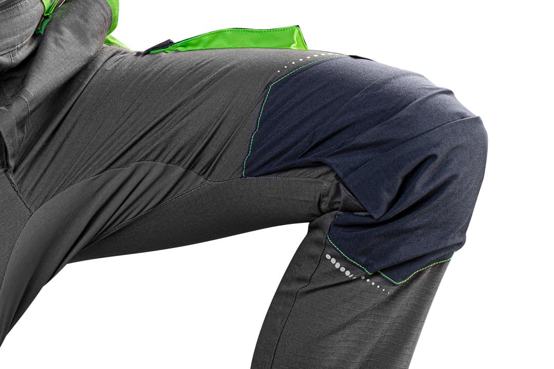 NEO TOOLS delovne hlače z naramnicami PREMIUM S, ripstop 6