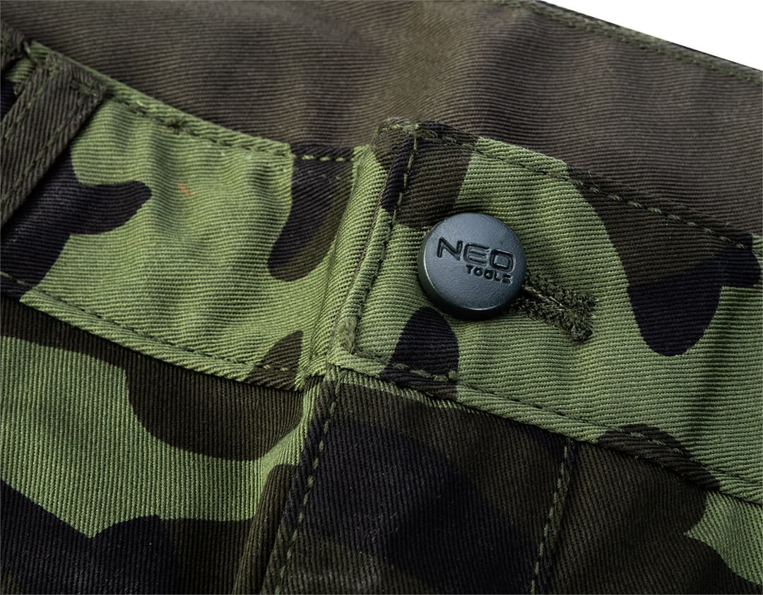 Kratke hlače NEO TOOLS Camo, velikost M 8