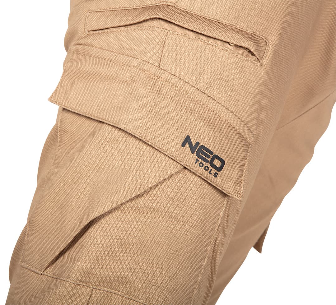 Delovne hlače NEO TOOLS OUTDOOR jogger, bež, vel. M 3