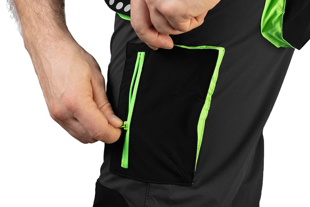 Delovne hlače NEO TOOLS PREMIUM 4-way stretch, črne, XS 3