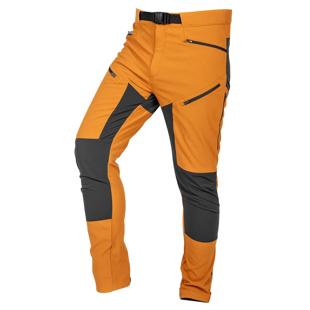 NEO TOOLS Delovne hlače OUTDOOR, 4-smerno raztegljive, gorčično-sive, vel. L