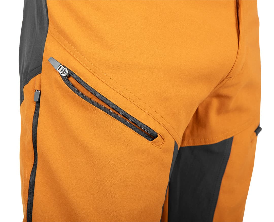 NEO TOOLS Delovne hlače OUTDOOR, 4-smerno raztegljive, gorčično-sive, vel. M 5