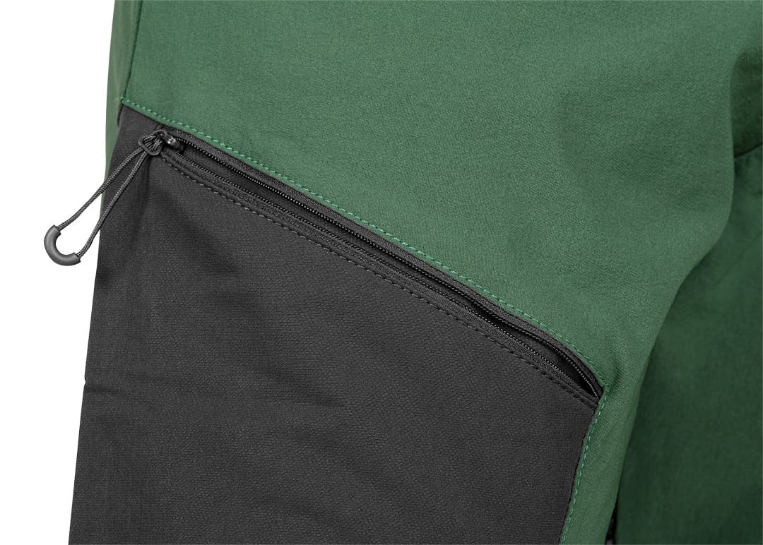 NEO TOOLS Delovne hlače OUTDOOR 4-way stretch, zeleno-sive, vel. S 4