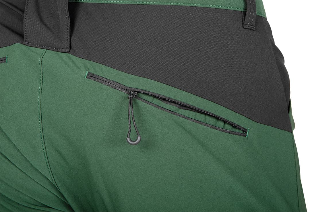 NEO TOOLS Delovne hlače OUTDOOR 4-way stretch, zeleno-sive, vel. S 6