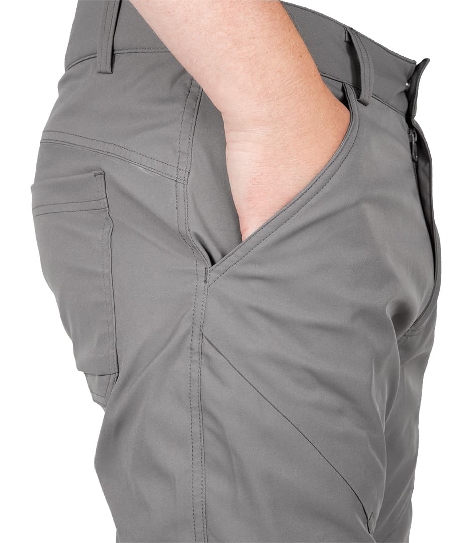 Delovne hlače NEO TOOLS OUTDOOR 2-way stretch, sive, velikost L 6