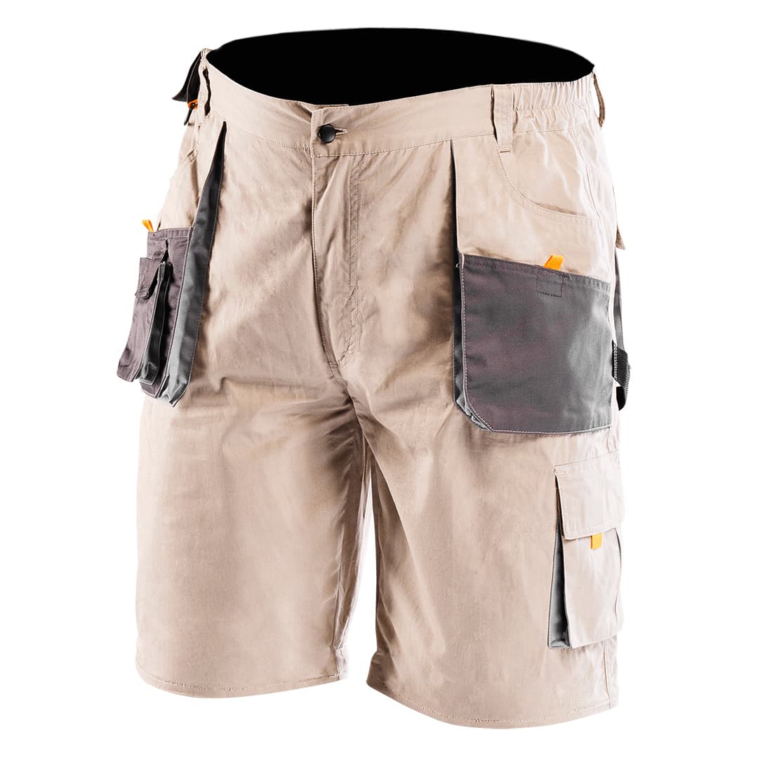 NEO TOOLS kratke delovne hlače COTTON, velikost S/48