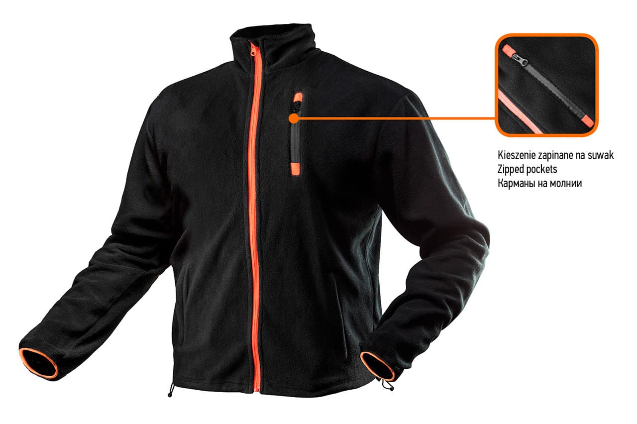 Flis jakna NEO TOOLS, črna, XL/56 3