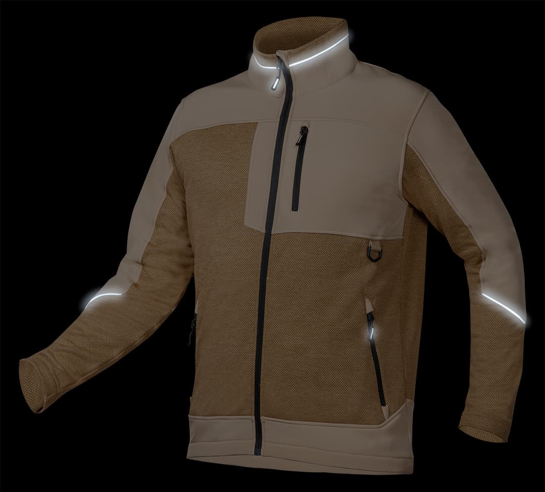 NEO TOOLS Softshell Bluza OUTDOOR, bež, velikost L 2