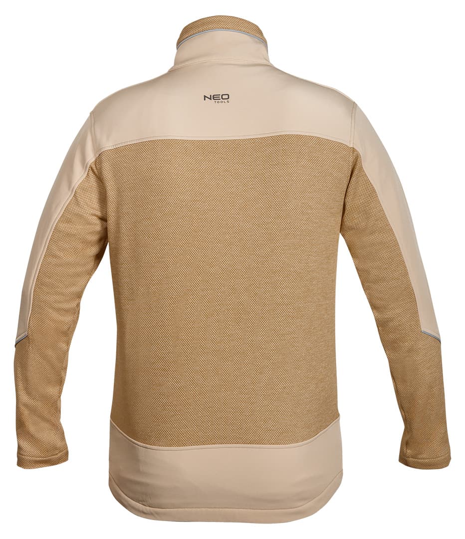 NEO TOOLS Softshell Bluza OUTDOOR, bež, velikost M 4