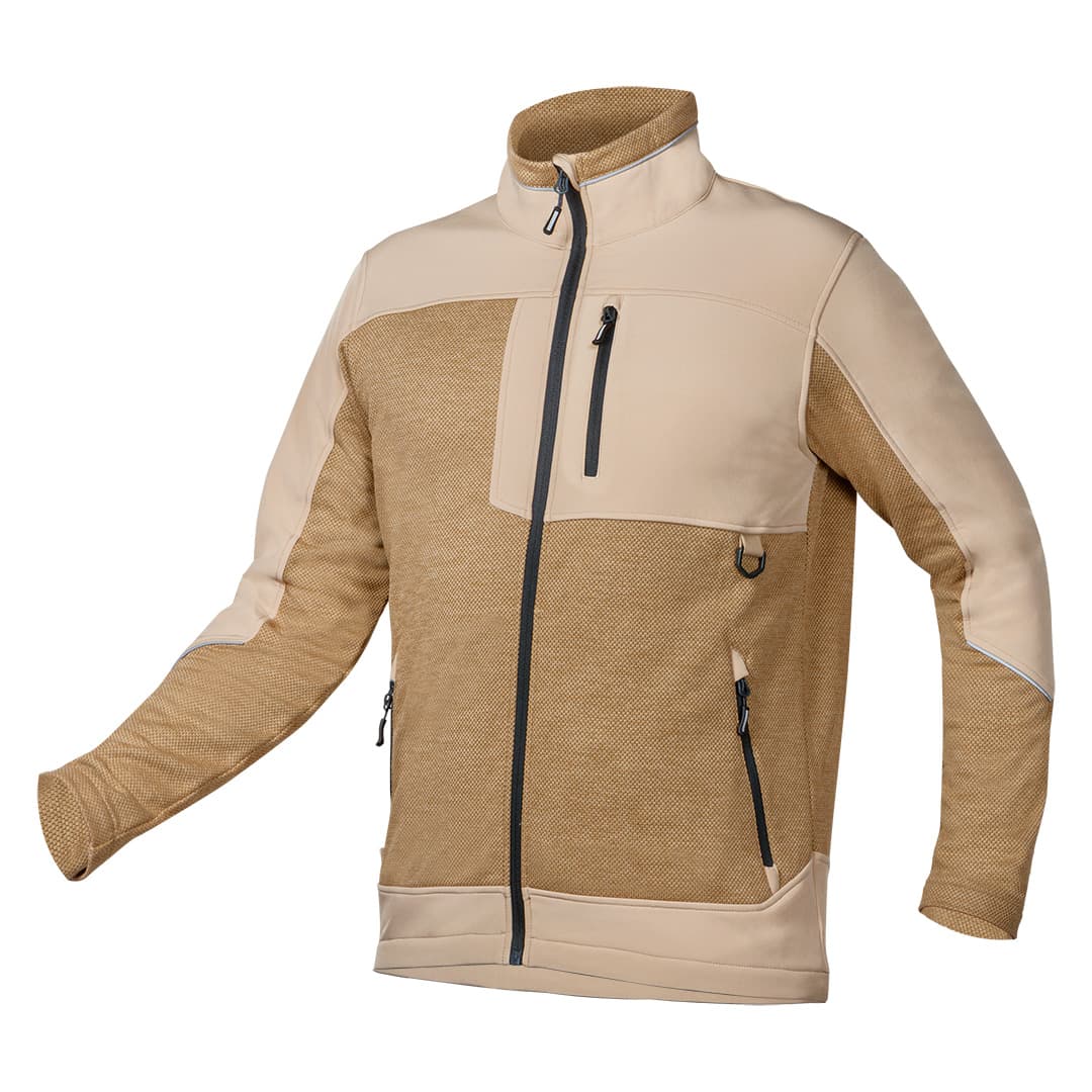 Softshell jakna NEO TOOLS OUTDOOR, bež, vel. XXXL