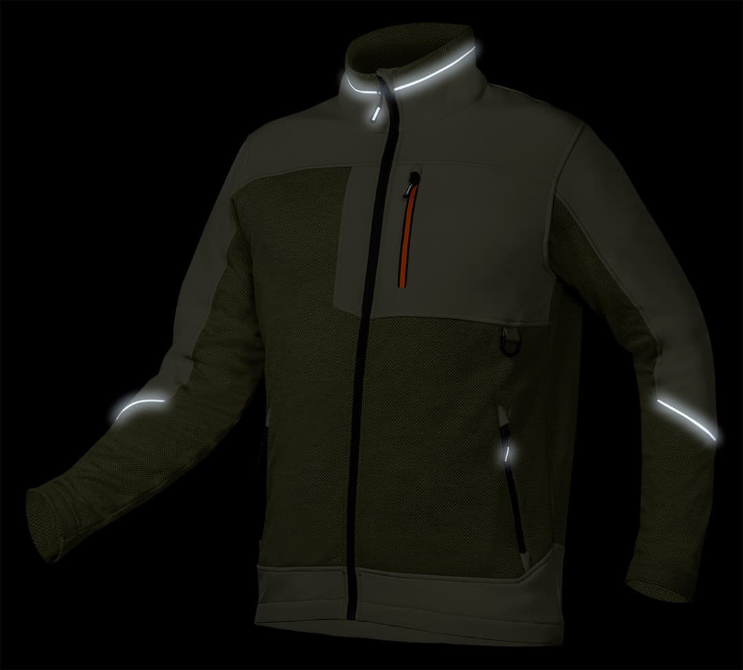 Delovna bluza softshell NEO TOOLS OUTDOOR, zelena, vel XL 2