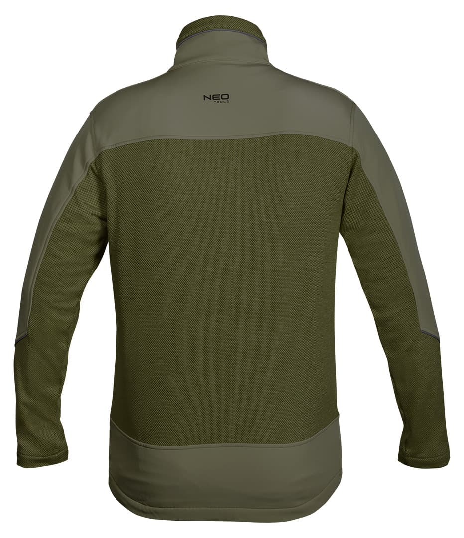Delovna bluza softshell NEO TOOLS OUTDOOR, zelena, vel XL 4