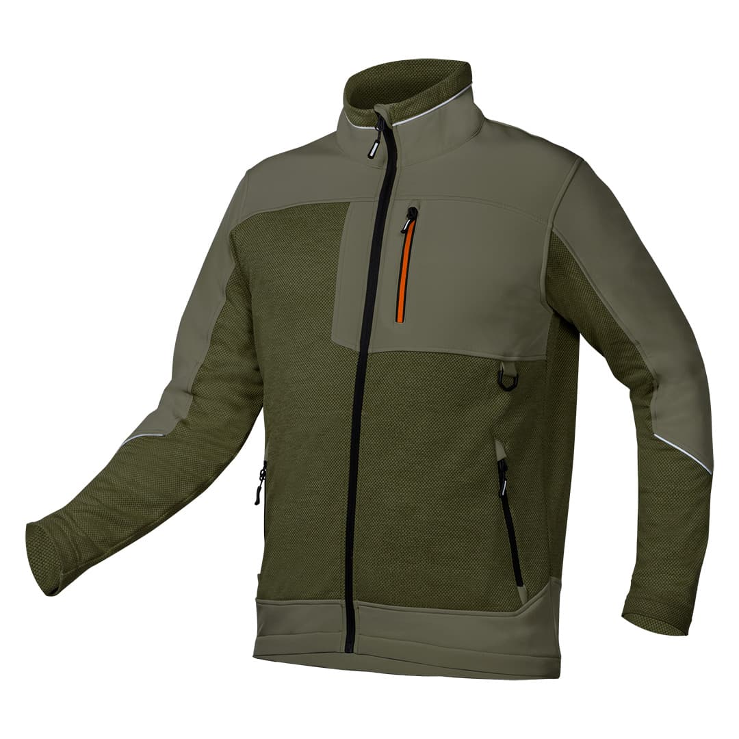 Delovna bluza softshell NEO TOOLS OUTDOOR, zelena, vel XL