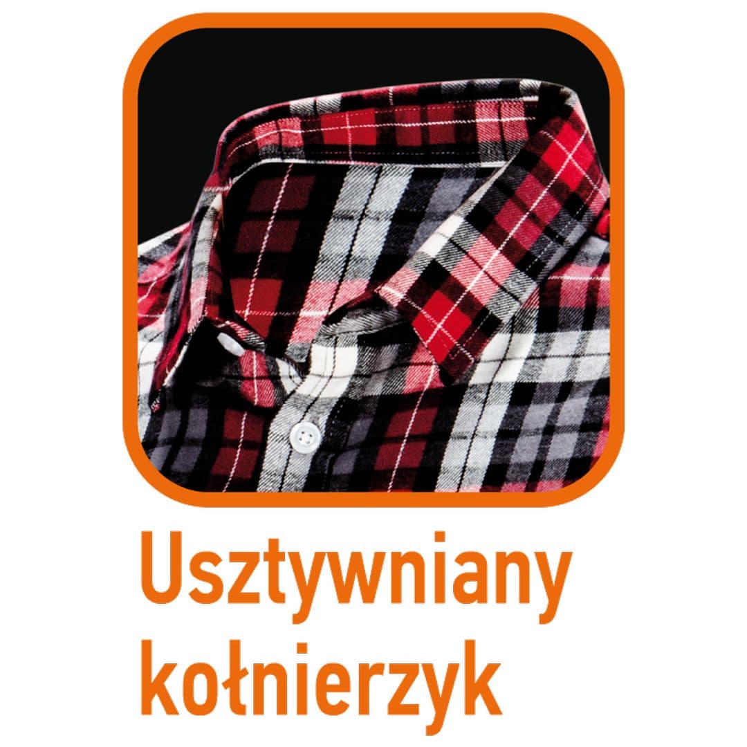 NEO TOOLS Flanelna srajca rdeče-črno-bele karirane, S 2