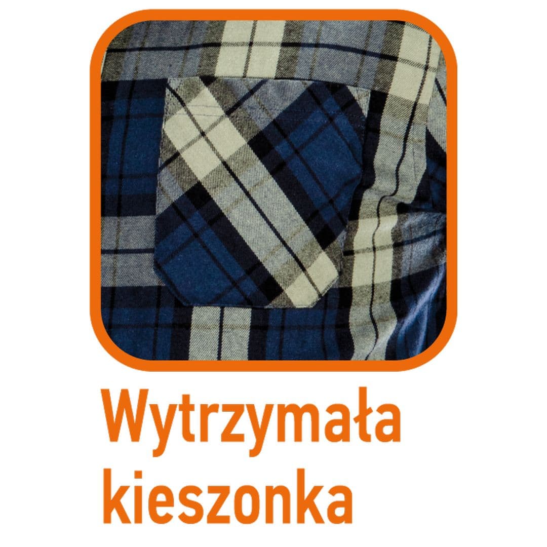 NEO TOOLS Flanelna srajca temnom.modro-olivno-črna, S 3