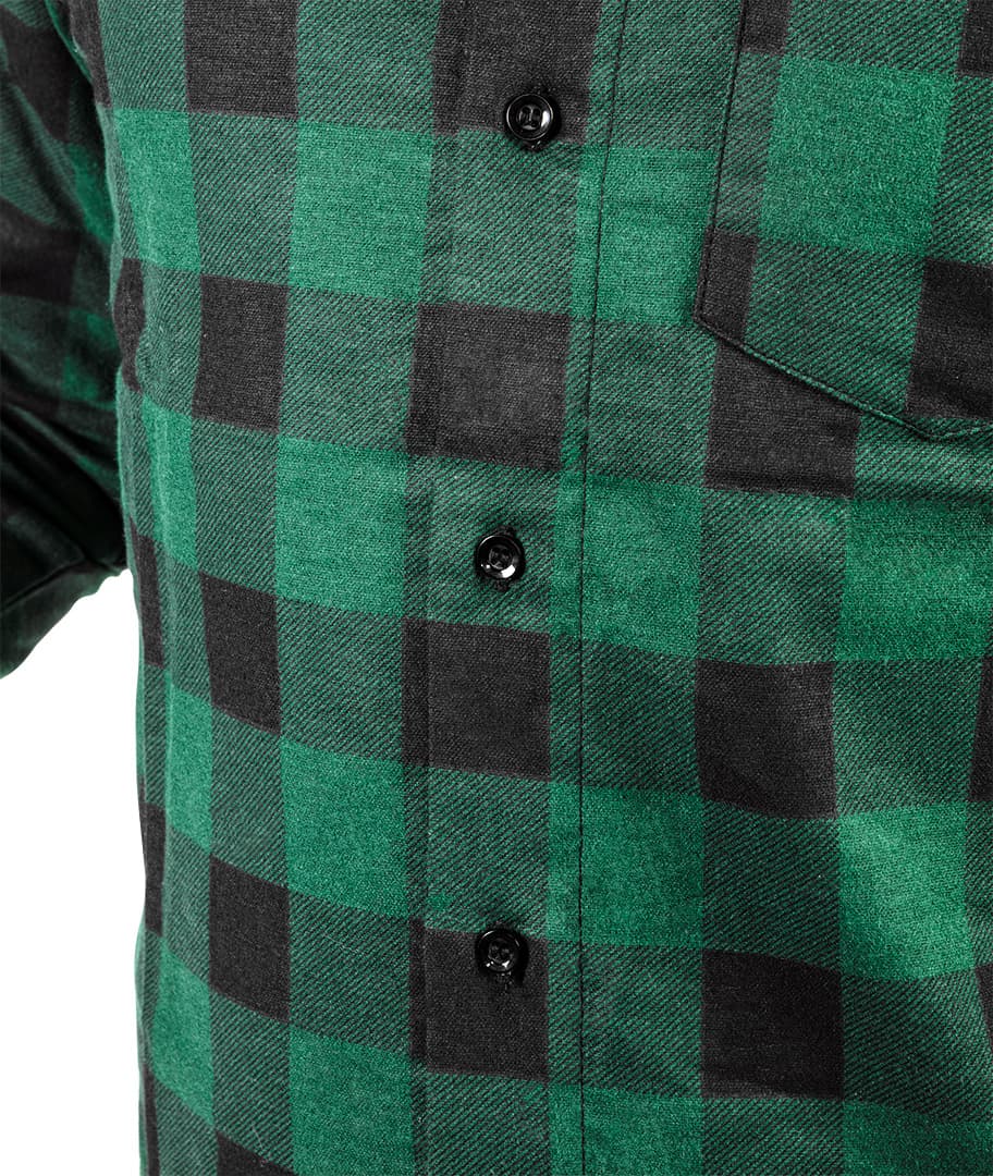 Koszula flanelowa NEO TOOLS, zielona, vel. S 3