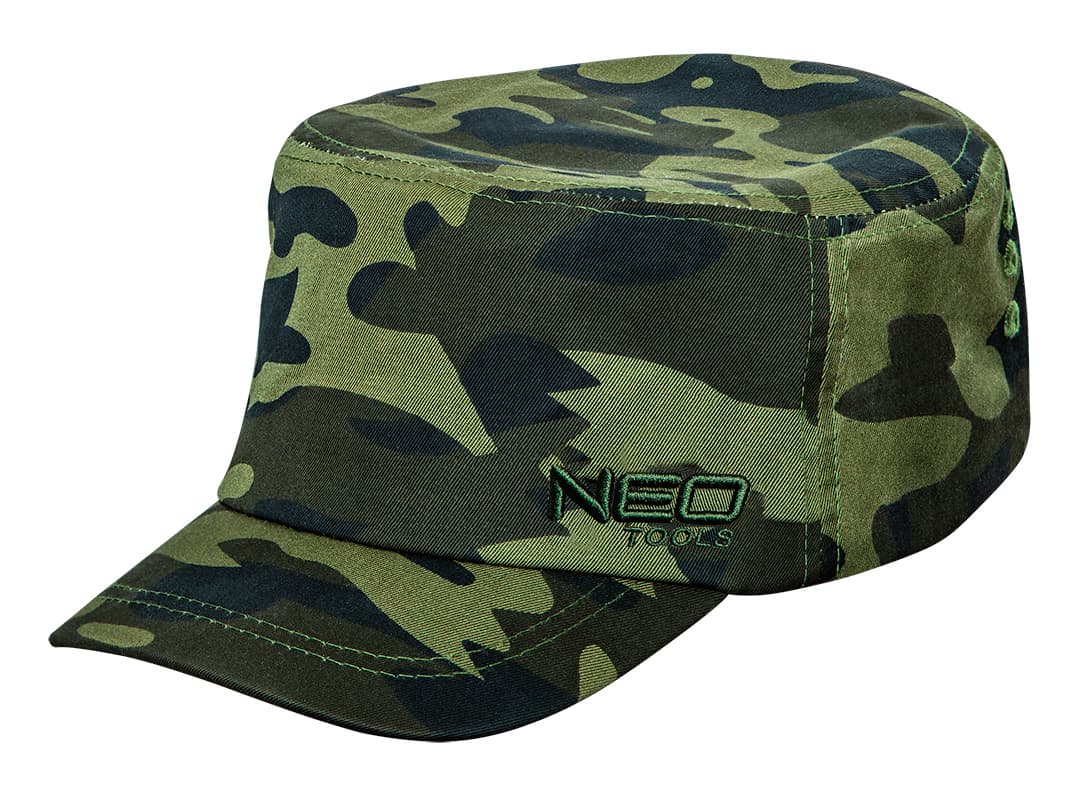 NEO TOOLS kapa s šiltom Camo 2
