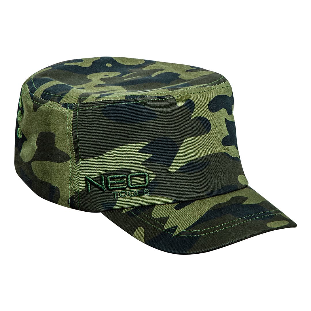NEO TOOLS kapa s šiltom Camo