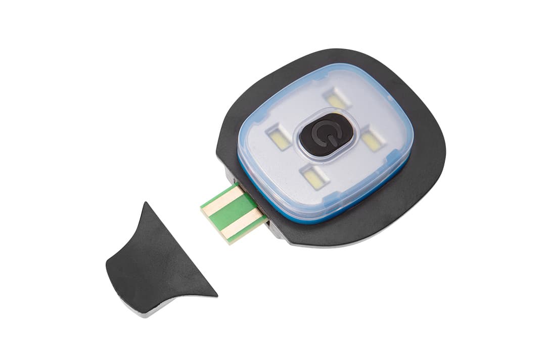 NEO TOOLS Premium kapa z LED svetilko, modro-sivo-zelena 2
