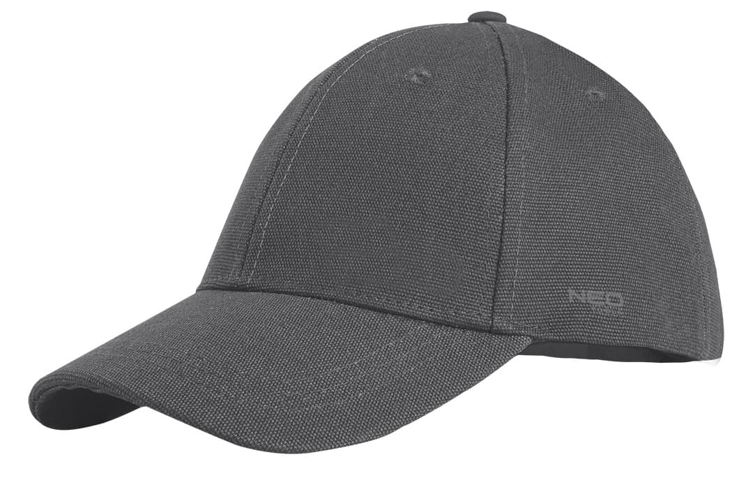 NEO TOOLS čepica s šiltom, siva