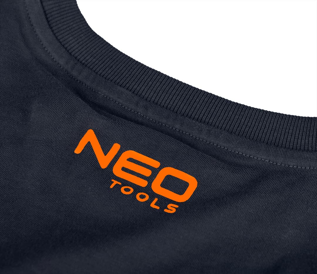 NEO TOOLS T-shirt MA SIĘ DA, M, temno moder 7