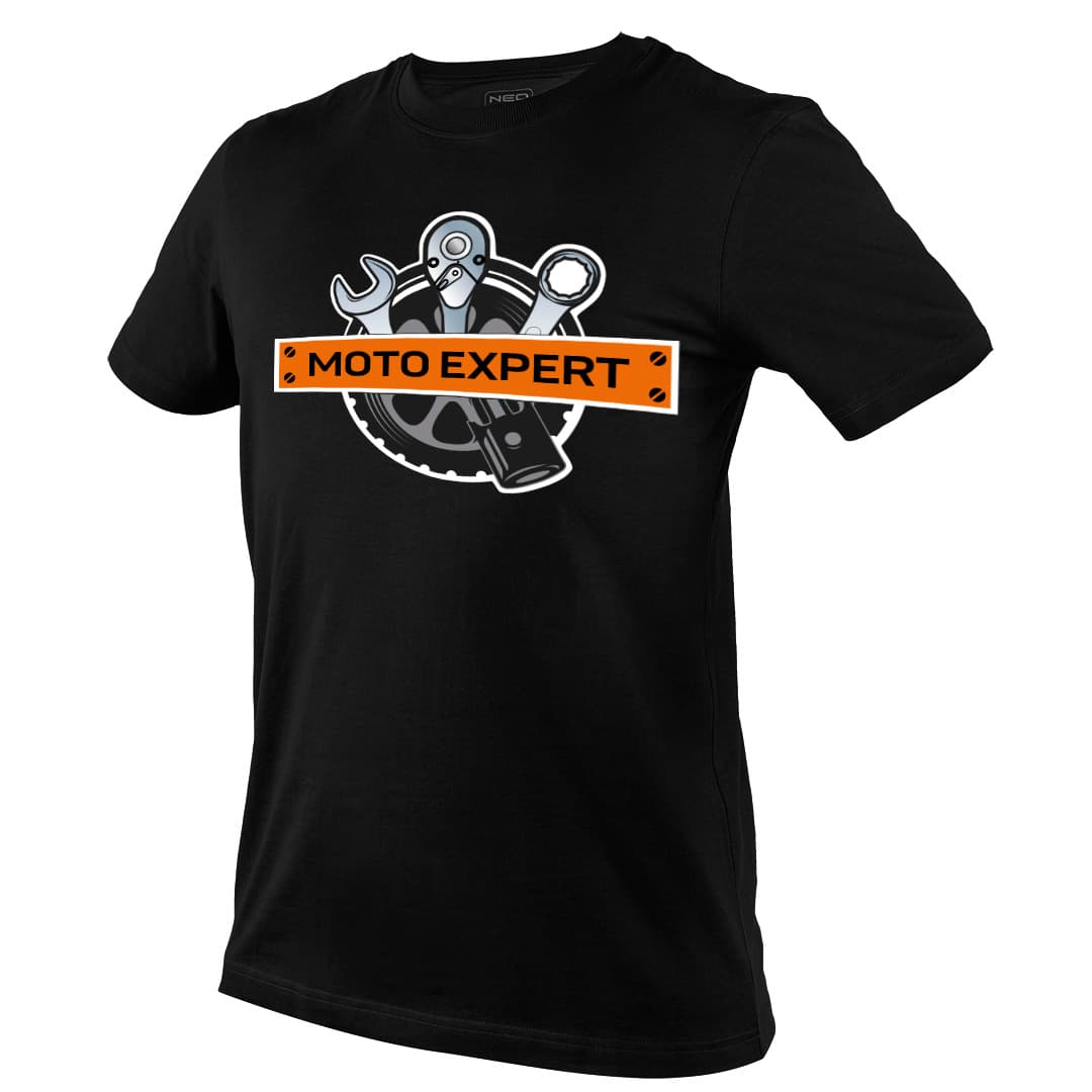 Moška majica s potiskom NEO TOOLS MOTO Expert, XXXL