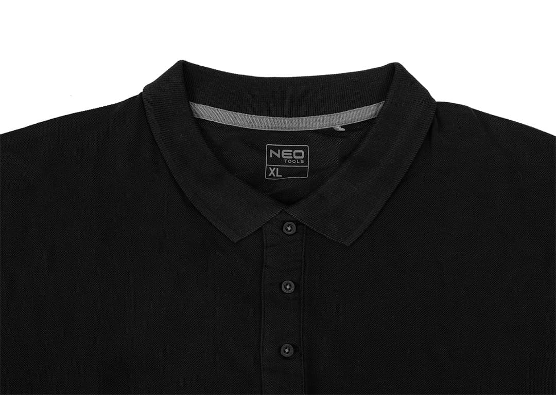 NEO TOOLS DENIM polo majica, črna, Velikost L 5