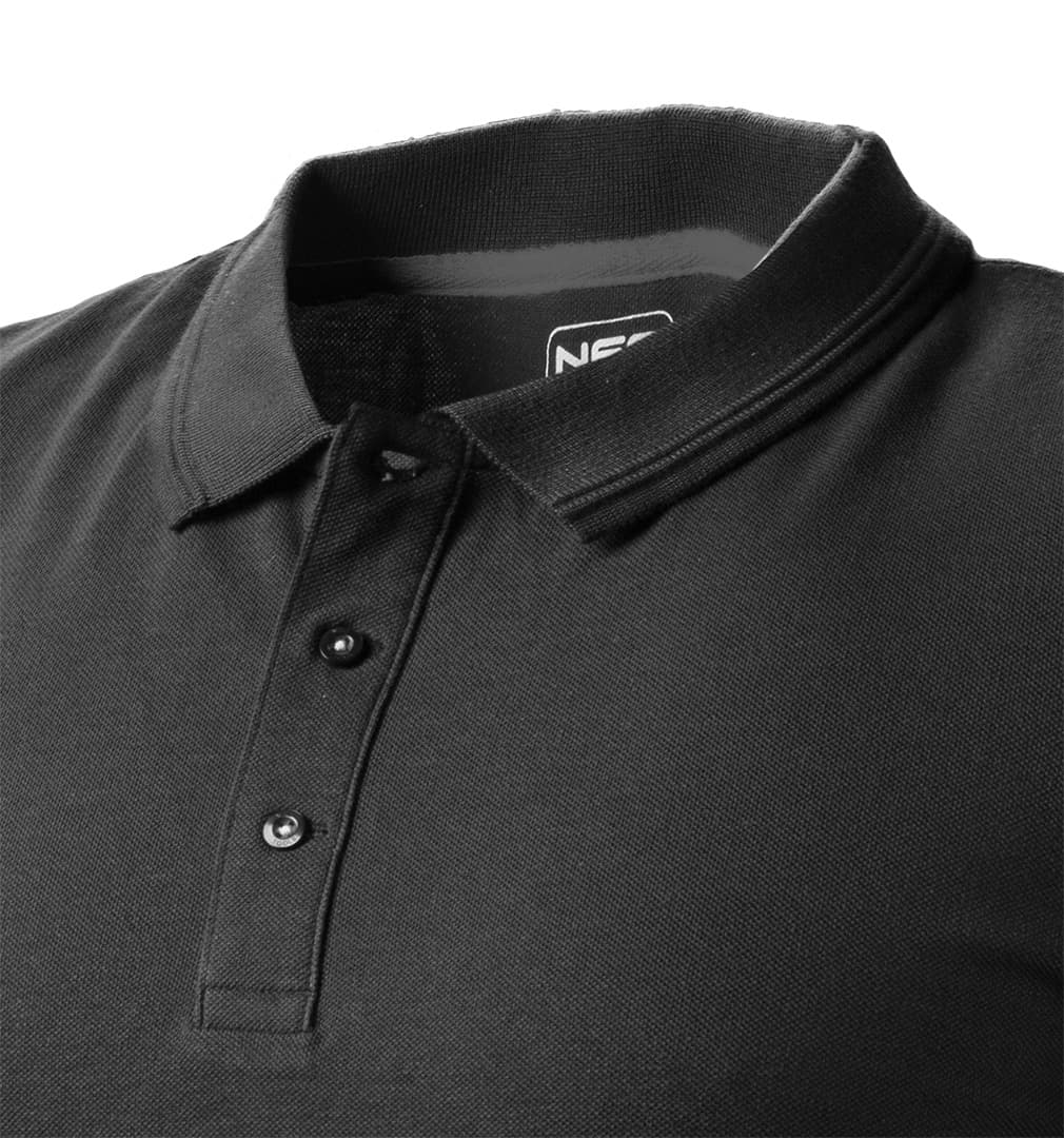 NEO TOOLS DENIM polo majica, črna, Velikost S 4