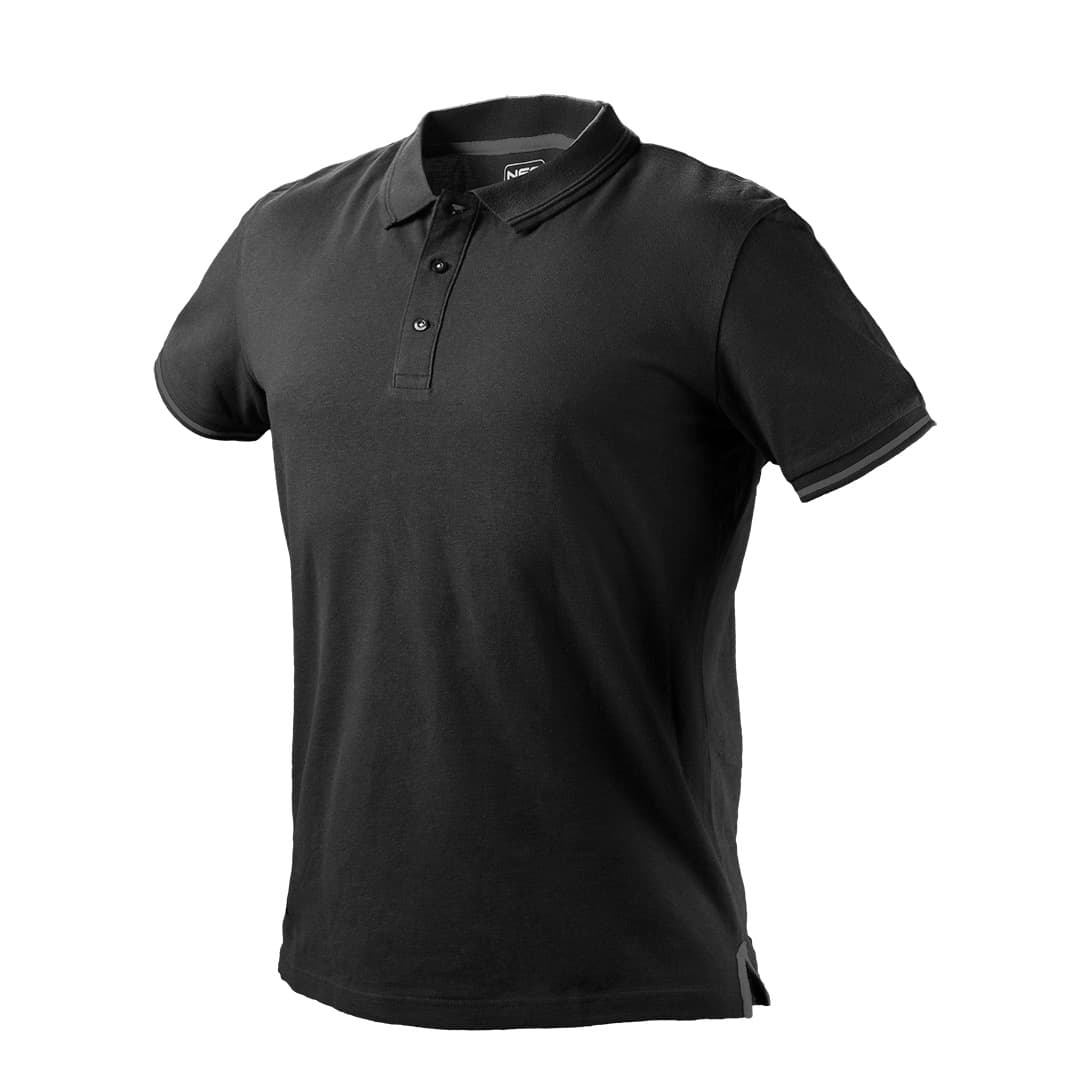 NEO TOOLS DENIM polo majica, črna, Velikost S