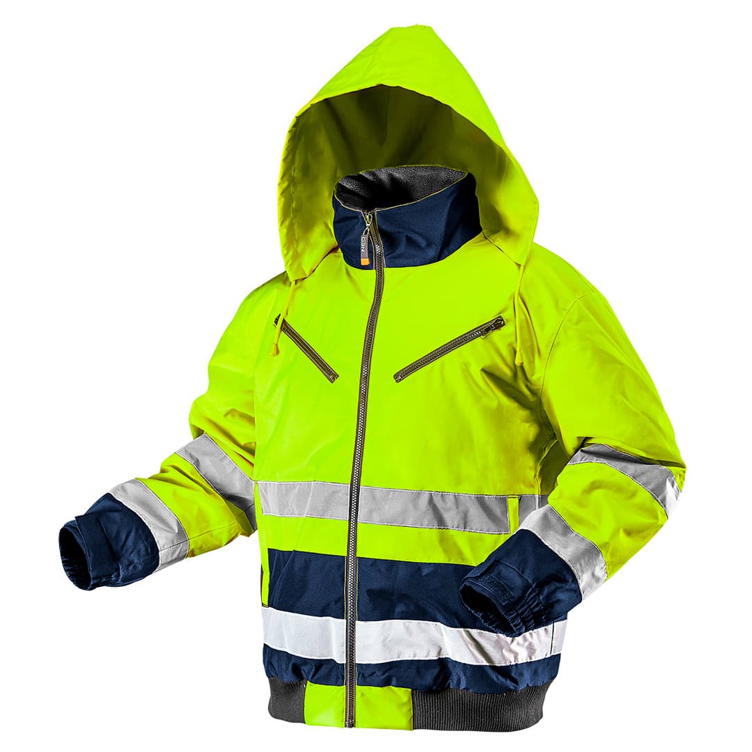 NEO TOOLS Ociepljena delovna jakna, rumena, XXXL