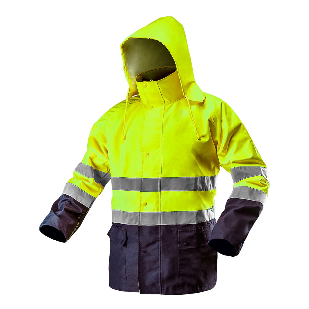 NEO TOOLS Vodotesna delovna jakna, rumena, S