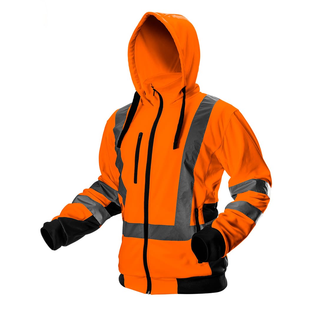 NEO TOOLS Delovna bluza, visoko vidljiva, oranžna, vel. XL