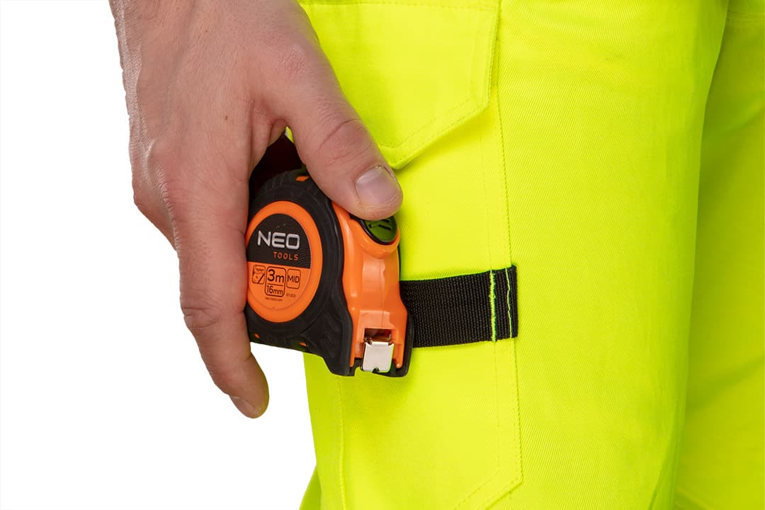 NEO TOOLS delovne hlače s odsevnimi trakovi S, 260 gsm 4