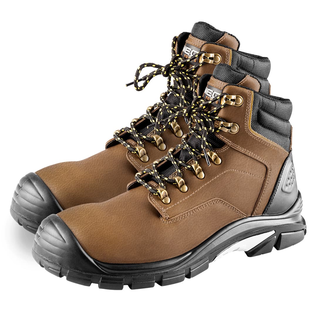 NEO TOOLS delovni čevlji S3 SRC, usnje crazy horse, velikost 41