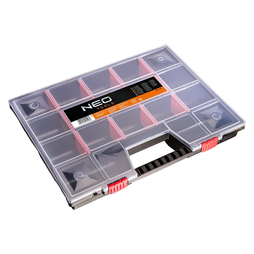 NEO TOOLS Organizator z nastavljivimi pregradami