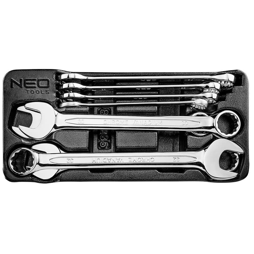 NEO TOOLS Viličasto-okasti ključi, komplet 8 kosov