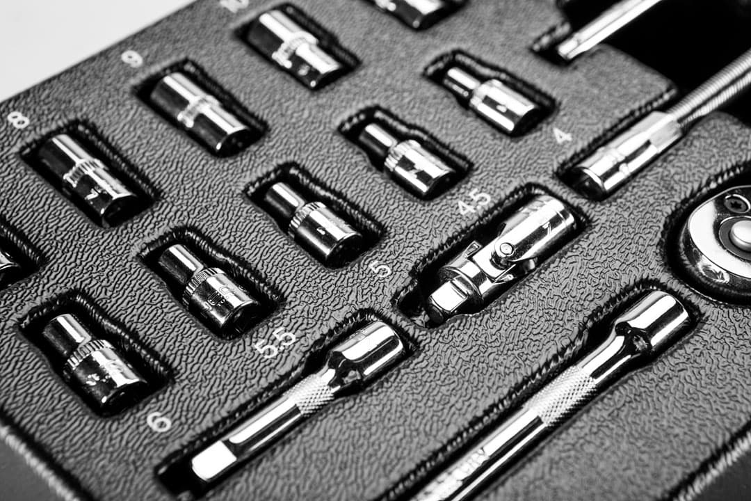 NEO TOOLS Nasadni ključi 1/4", komplet 19 kosov 8