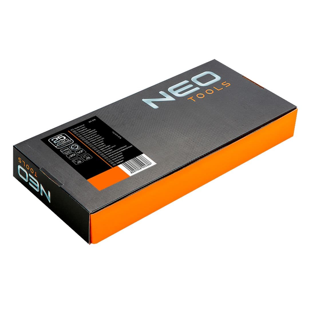 NEO TOOLS Komplet udarnih nasadnih ključev 1/2", 10-24 mm (20 kosov) 7