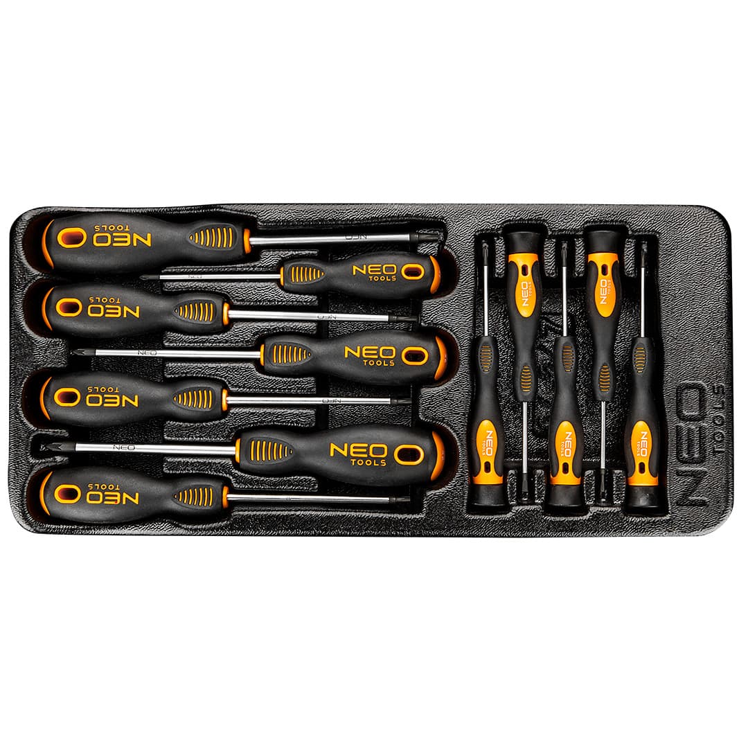 NEO TOOLS Vijačniki PZ, TX, precizni, komplet 12 kosov