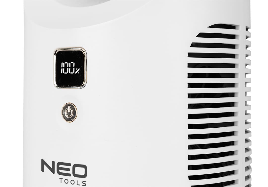 NEO TOOLS Akumulatorski namizni ventilator brez lopatic 3