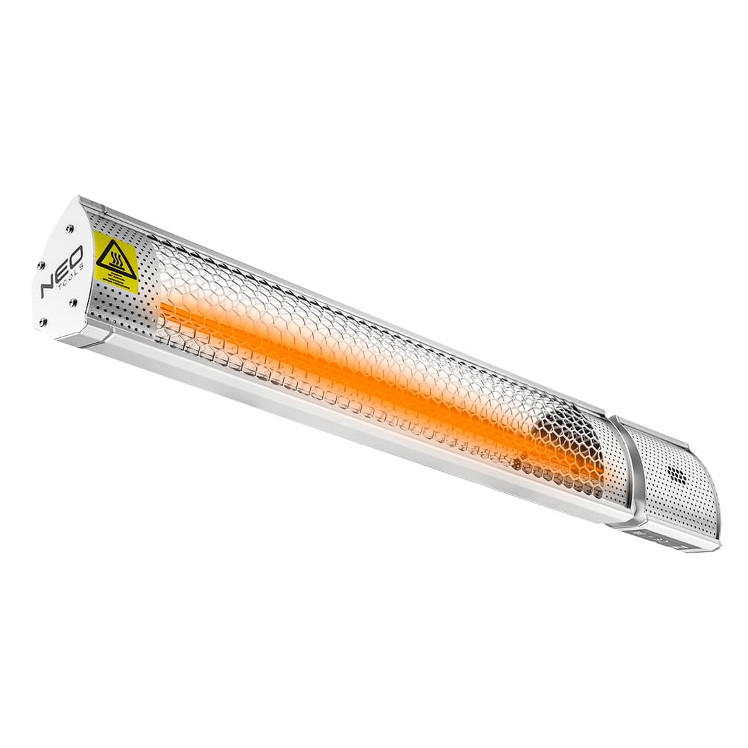 NEO TOOLS infrardeči grelnik, 2000W, IP55, zlata halogenska svetilka, daljinec
