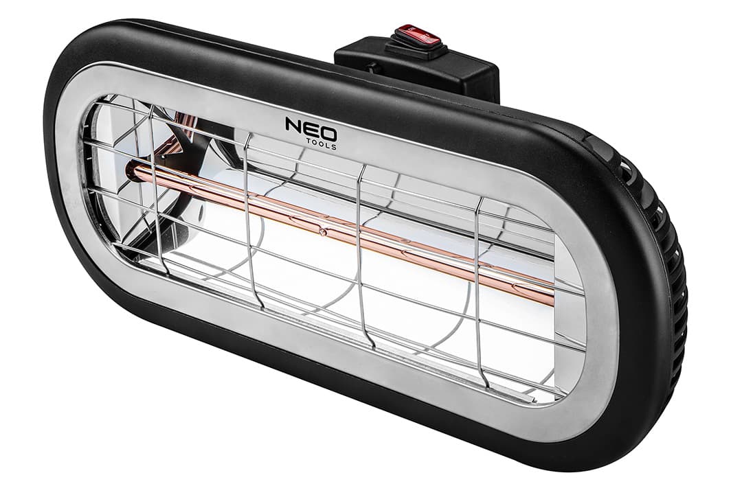 NEO TOOLS Grelec 2000W IP65 z Low Glare Amber Žarnico 6