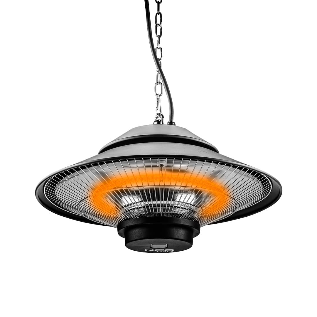 NEO TOOLS Viseči Grelec 1500W IP44 s Halogensko Žarnico + Daljinec