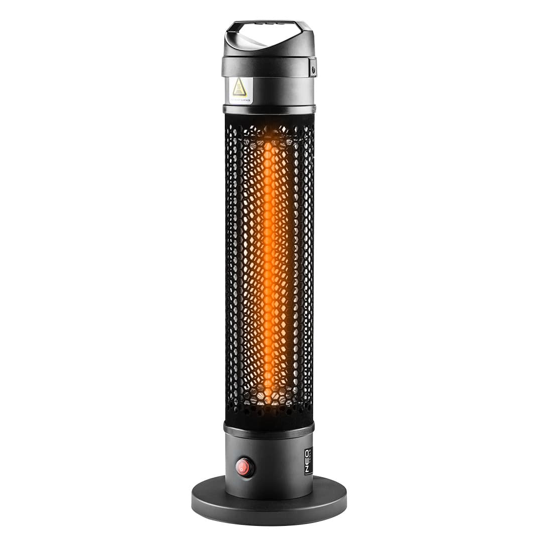 NEO TOOLS Stoječi Grelec 1000W IP44 s Karbonsko Žarnico