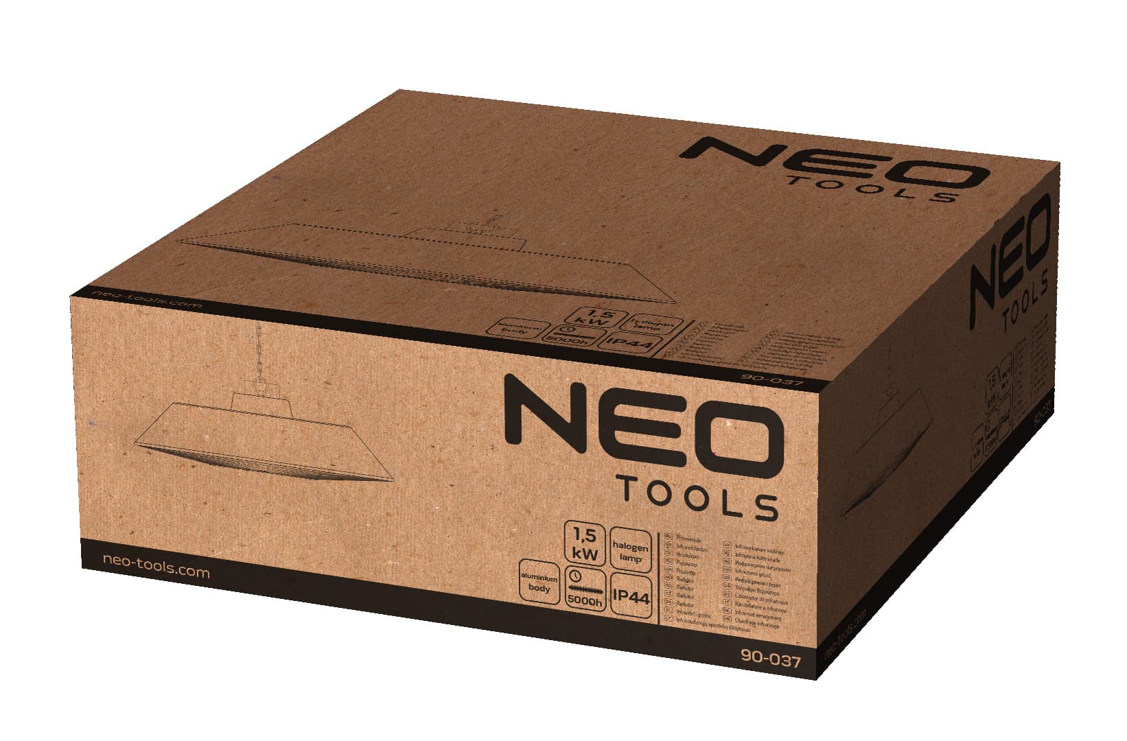 NEO TOOLS stropni grelnik 1500W, IP44 5