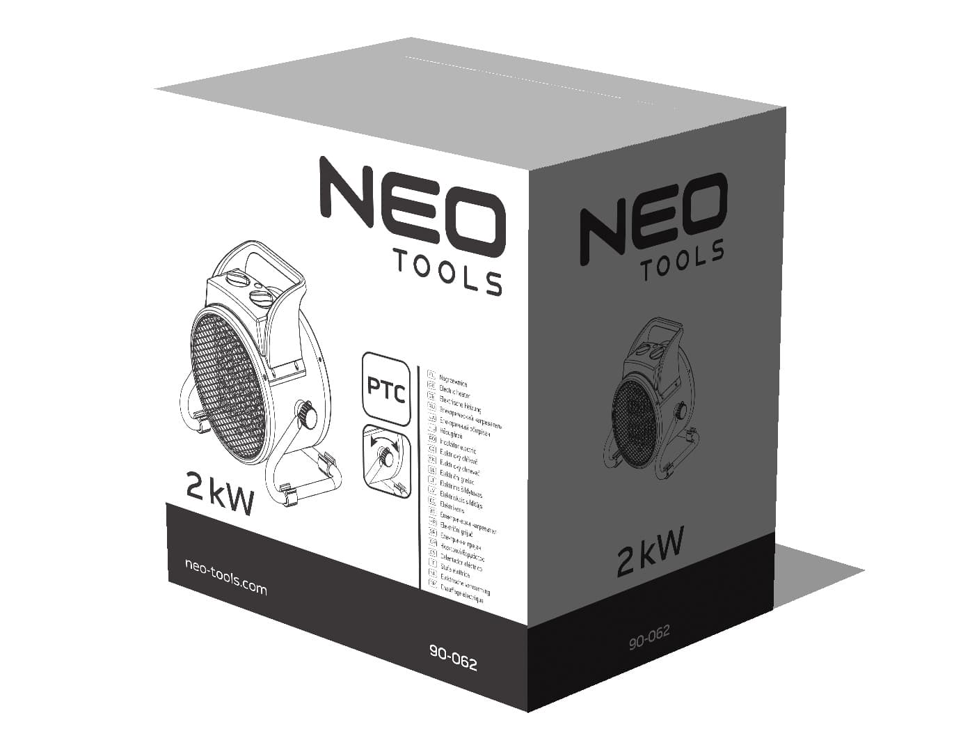 NEO TOOLS Keramična PTC grelna pištola, 2kW 4