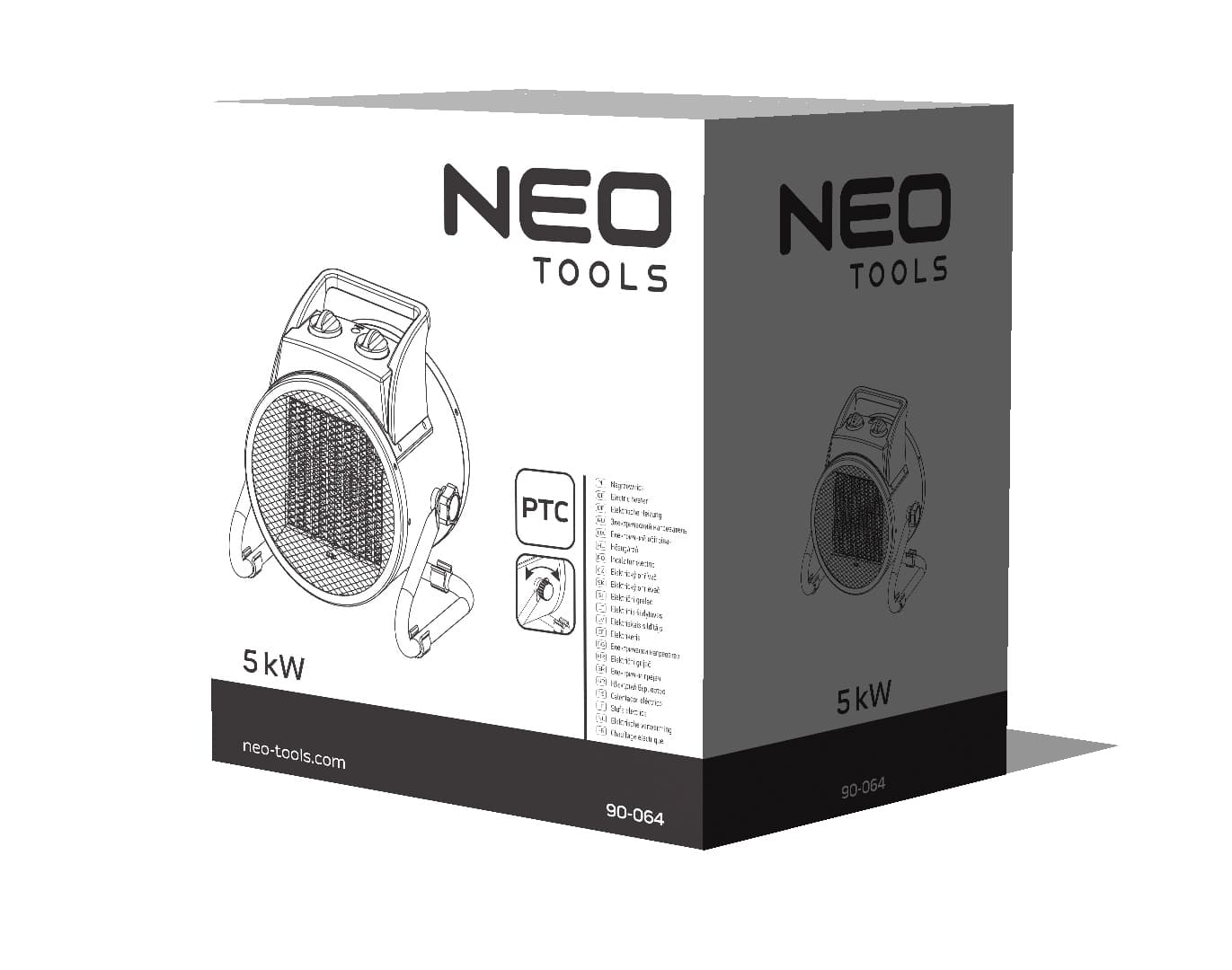 NEO TOOLS grelnik zraka, električni, 5kW PTC 6